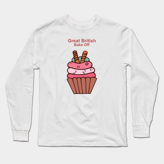 GREAT BRITISH BAKE OFF Long Sleeve T-Shirt by shimodesign